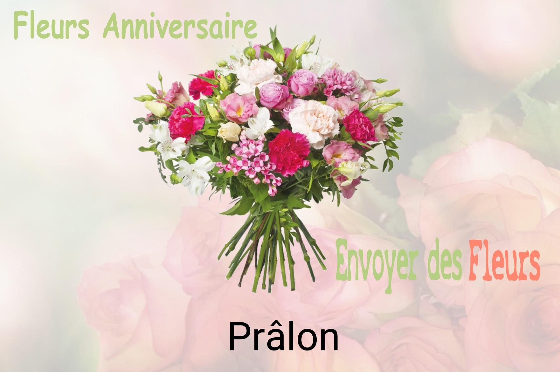 Bouquet de fleurs d’anniversaire livré à Prâlon