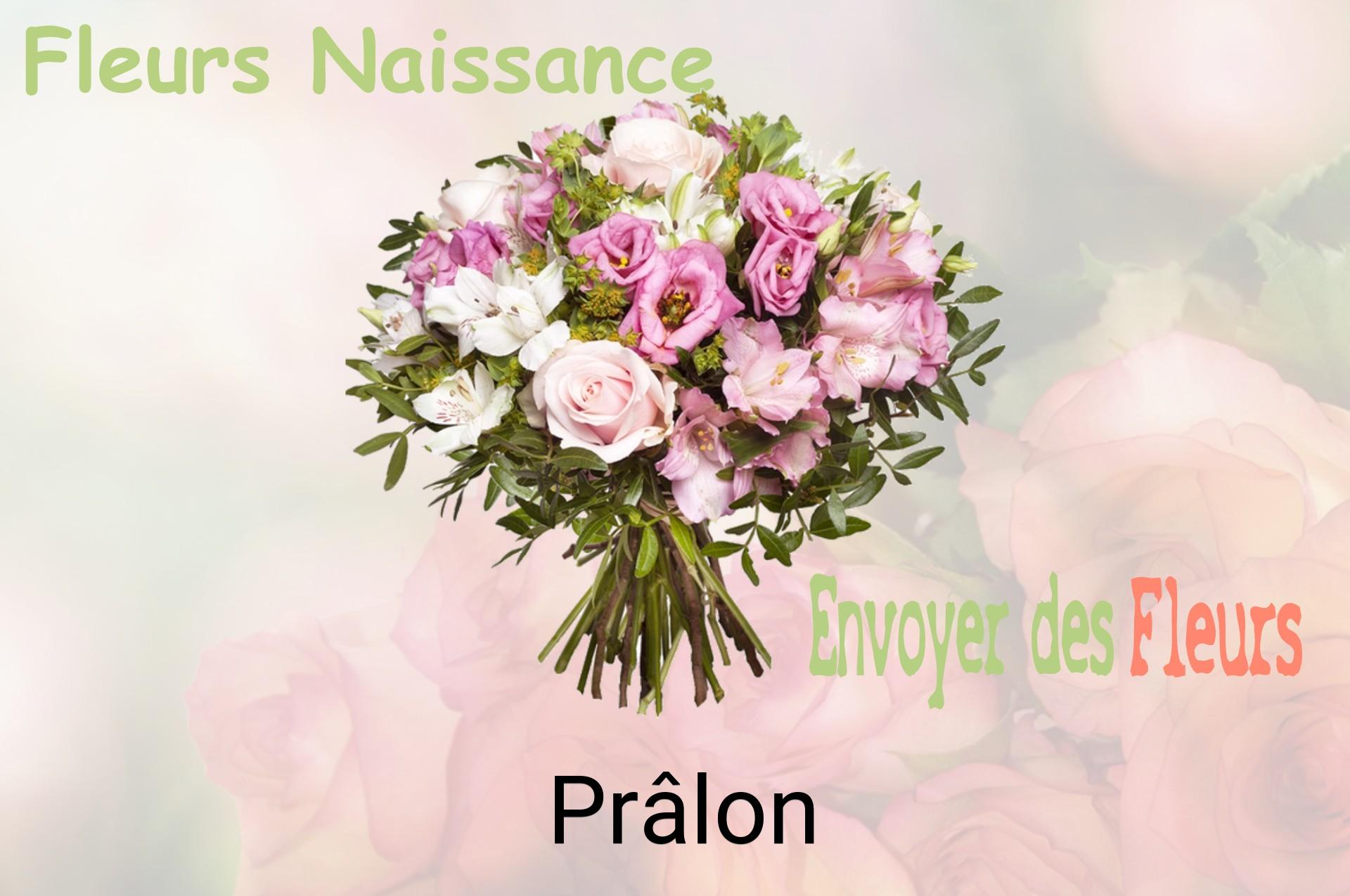 Bouquet de fleurs de naissance livré à Prâlon
